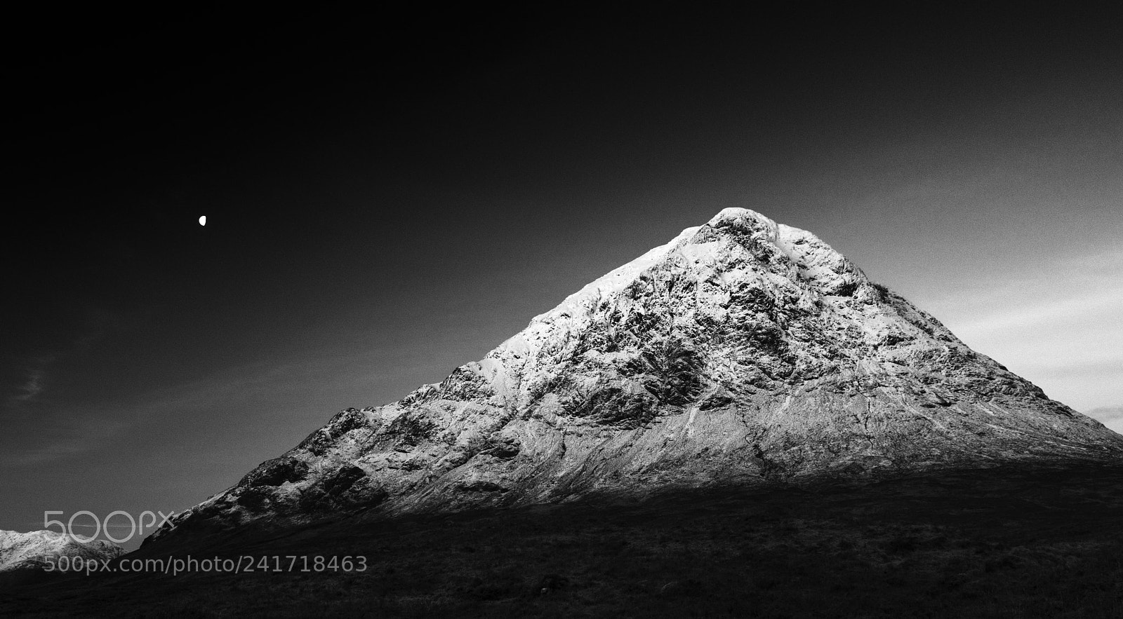 Nikon D7200 sample photo. Etive mor mono photography