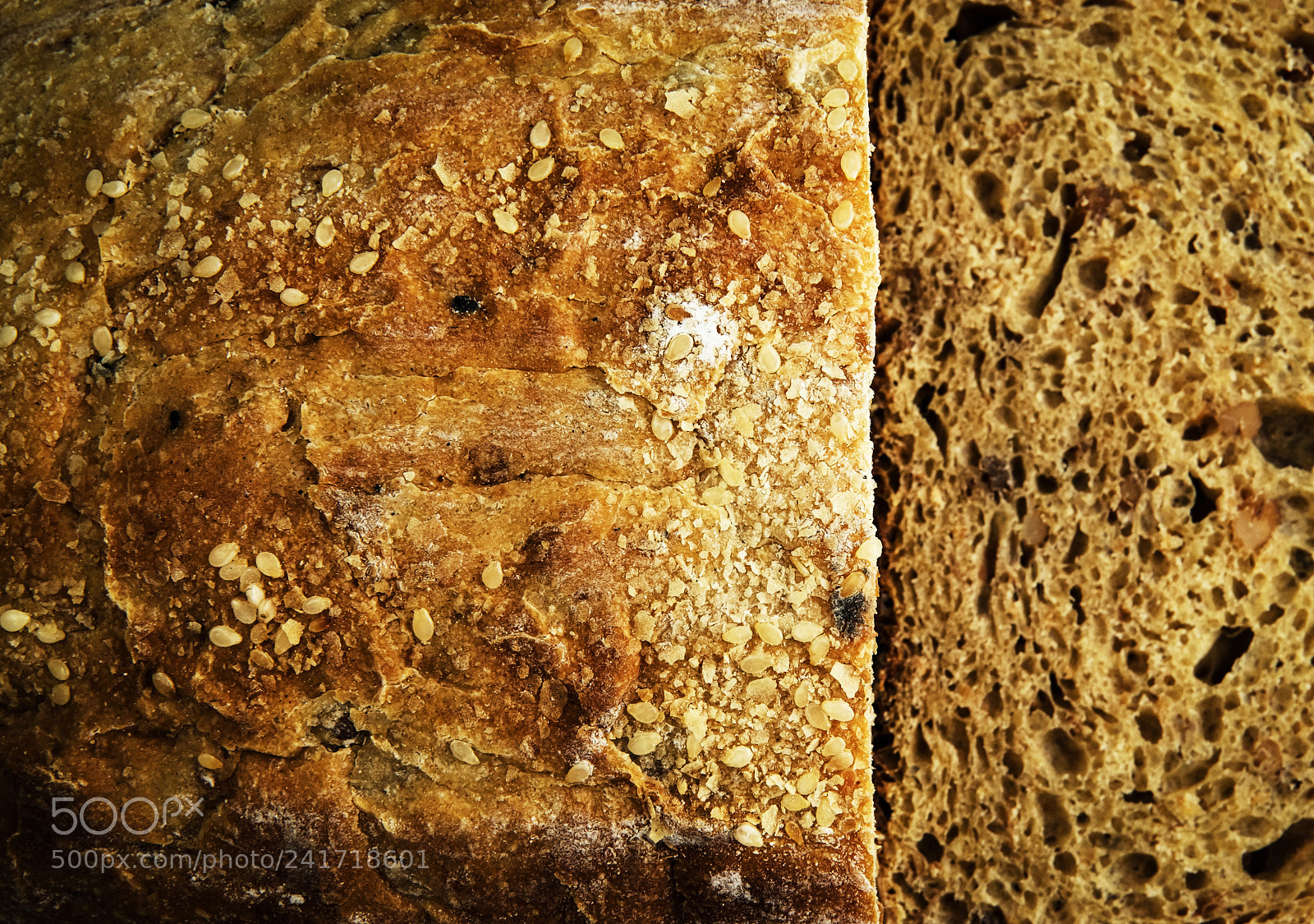 Nikon D5500 sample photo. Detail on cereal crust photography