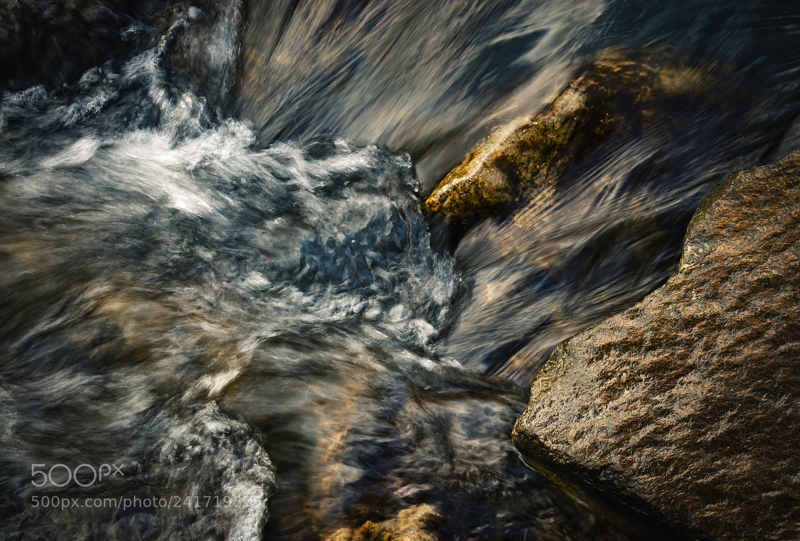 Nikon D5500 sample photo. Detail of blurred ripples photography