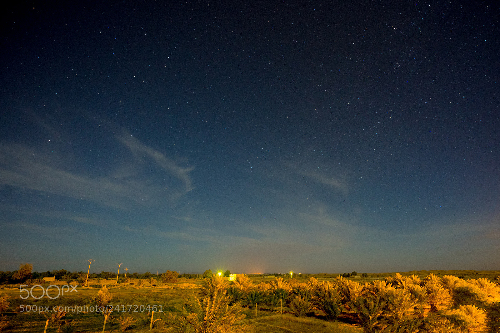 Sony a7 II sample photo. Starry night in erfoud photography