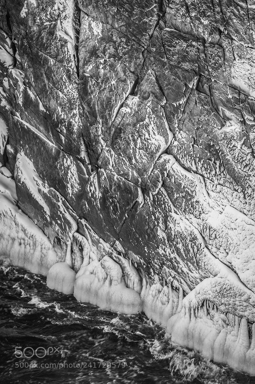 Nikon D300 sample photo. Potomac ice and rock photography