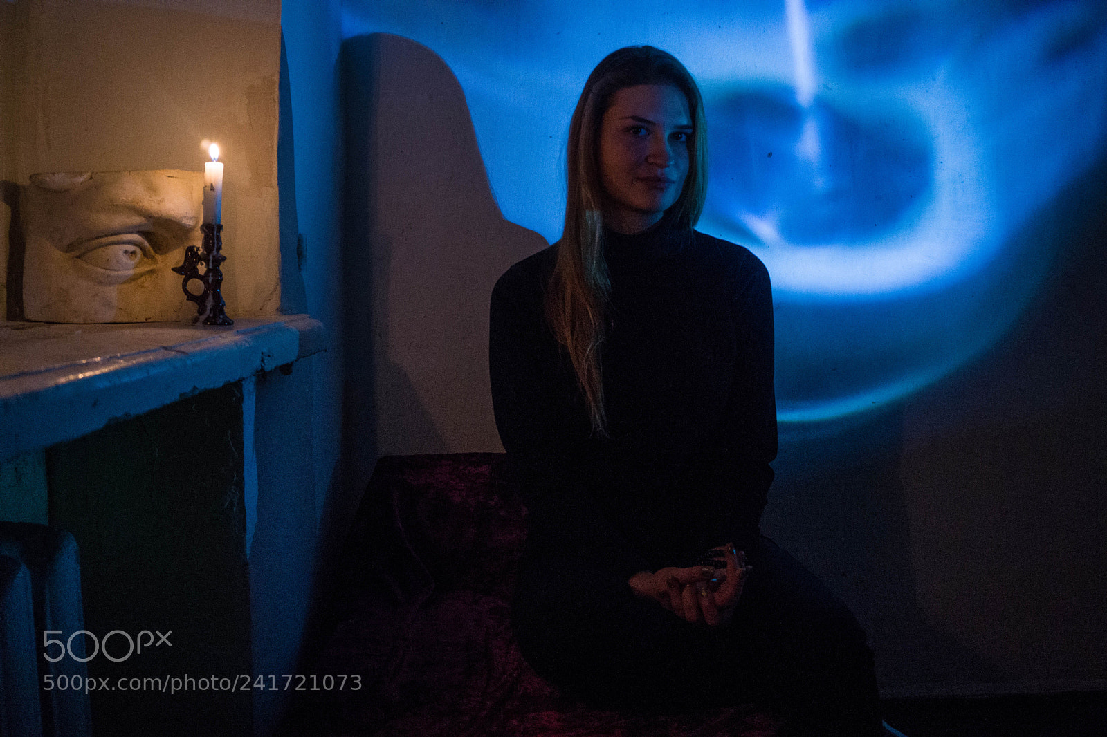Sony a6300 sample photo. Night portrait photography