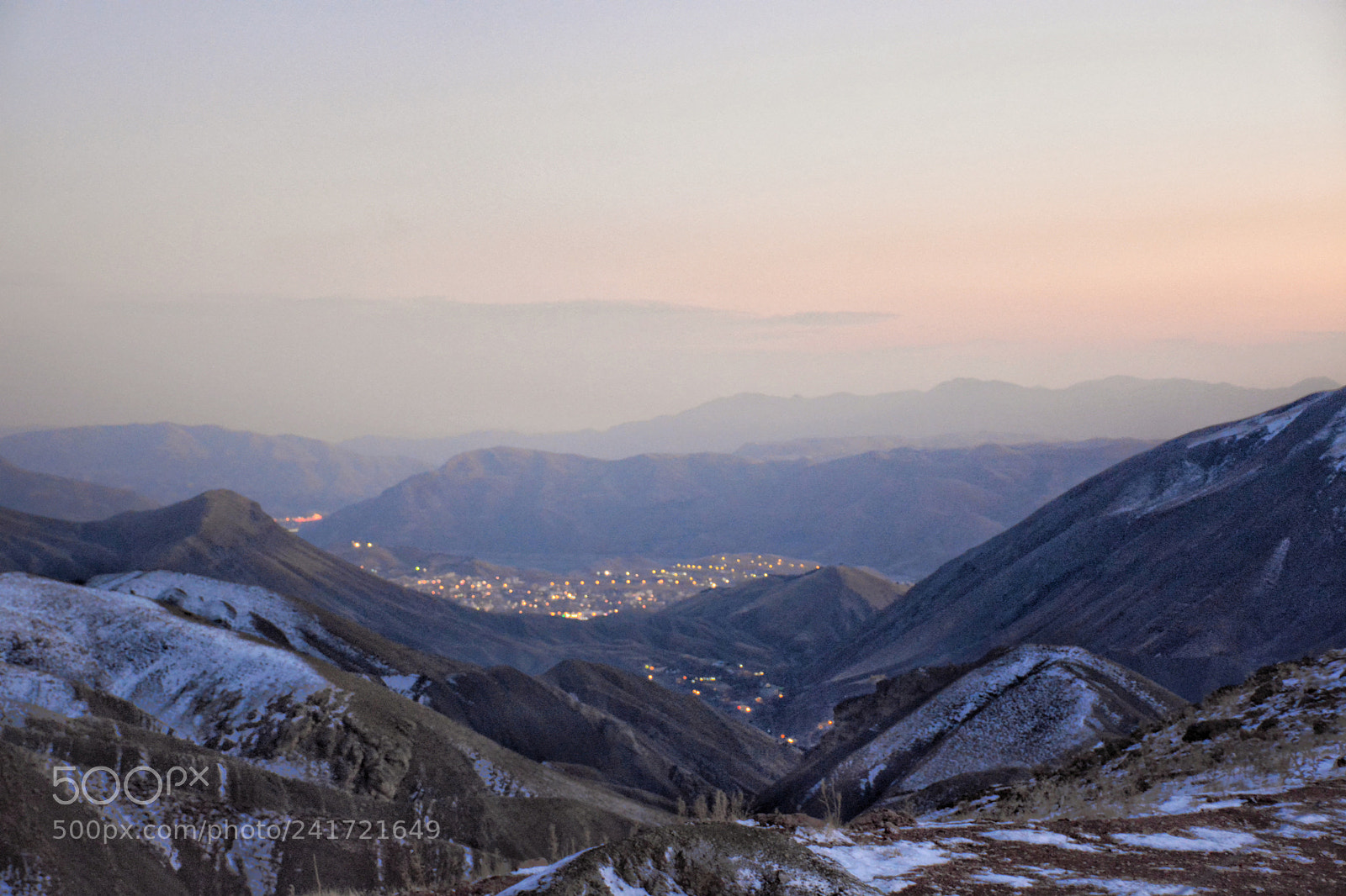 Nikon D7100 sample photo. Mountain sunset photography