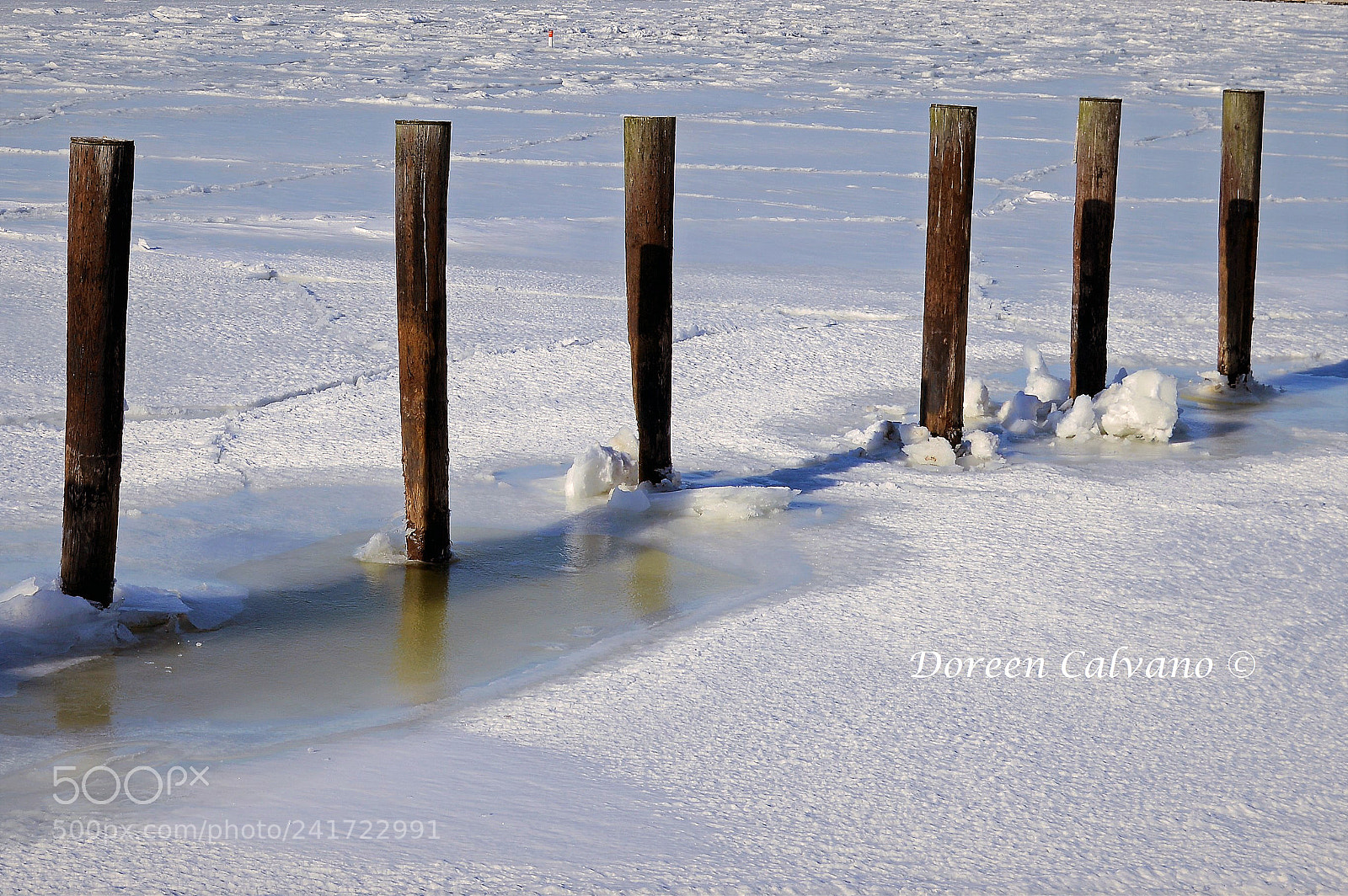 Nikon D3200 sample photo. Frozen river photography