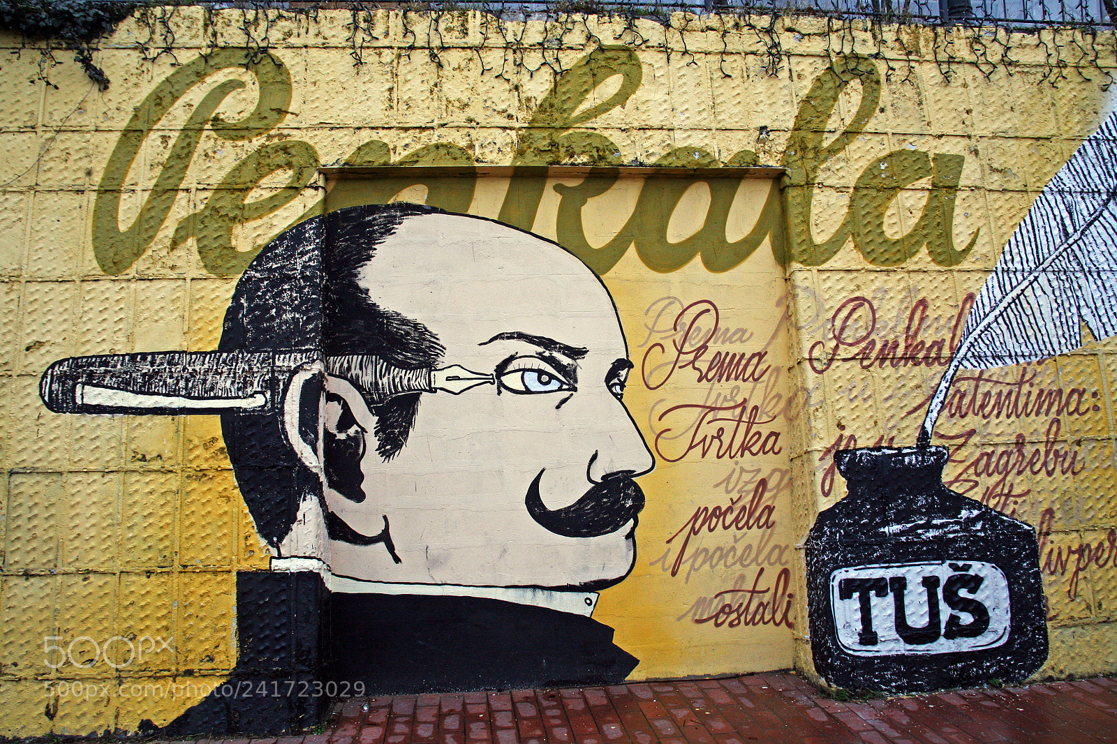 Canon EOS 5D sample photo. Zagreb,croatia,wall paintings,9 photography