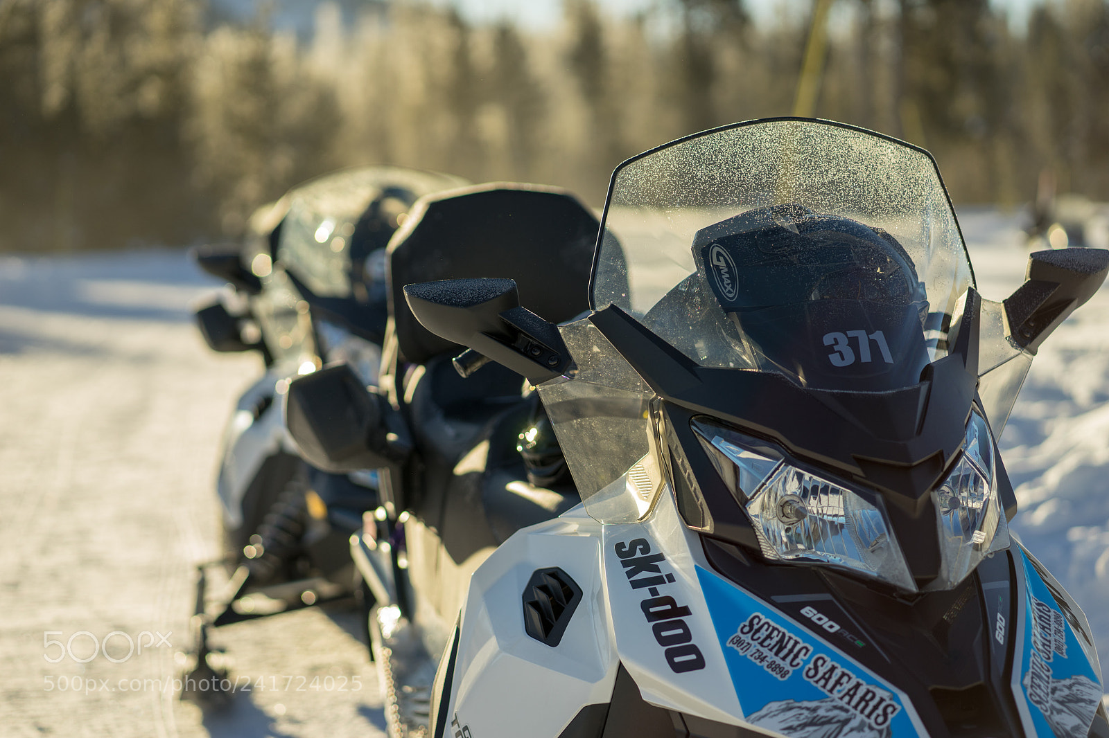 Sony a7 sample photo. Snowmobiling in yellowstone photography