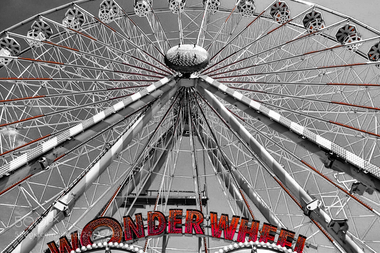 Nikon D5500 sample photo. Wonder wheel photography