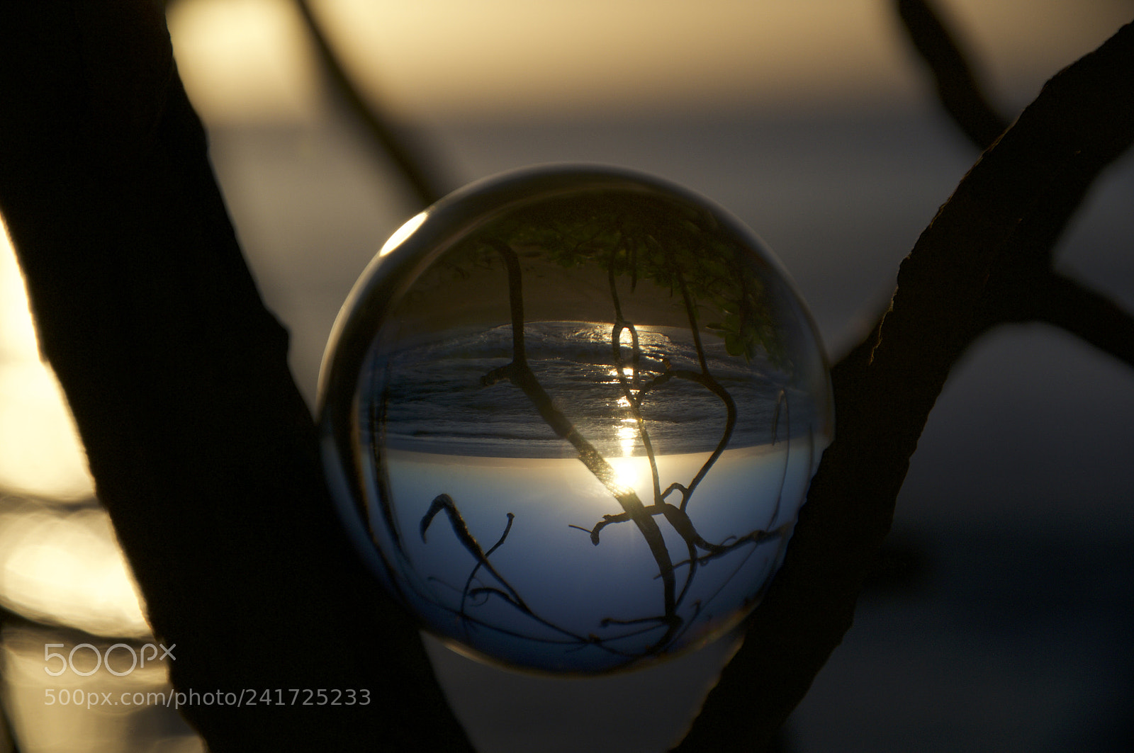 Nikon D300 sample photo. Crystal ball sunrise photography