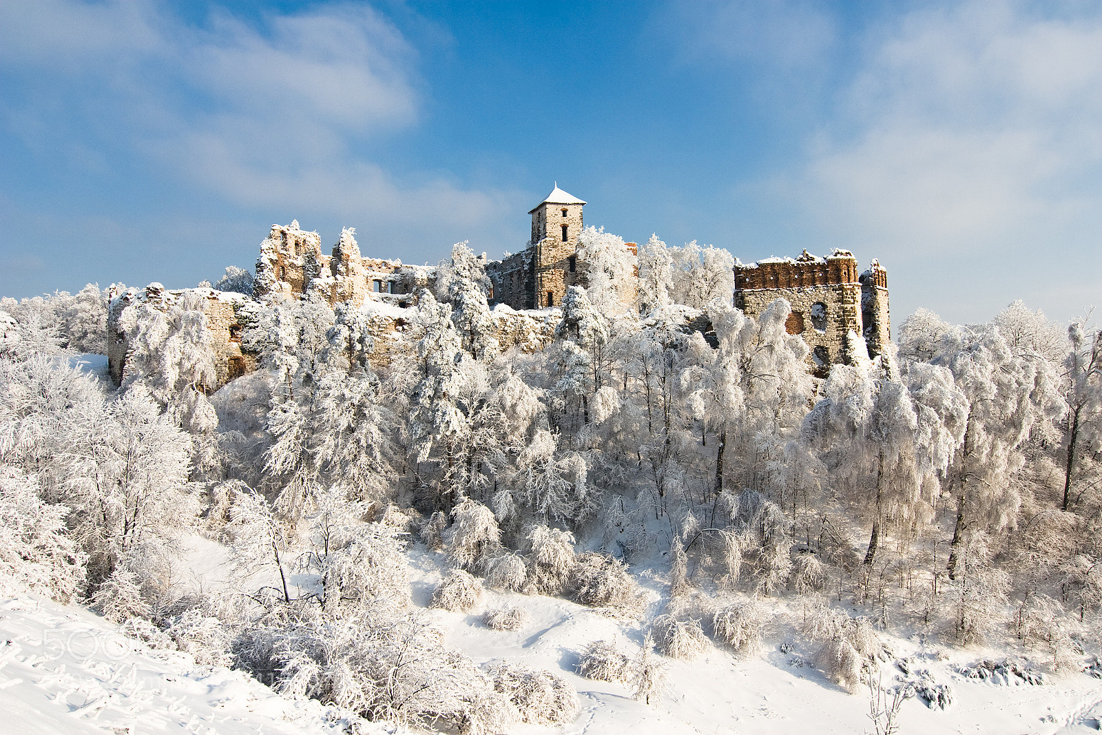 Canon EOS 30D sample photo. Frozen castle photography