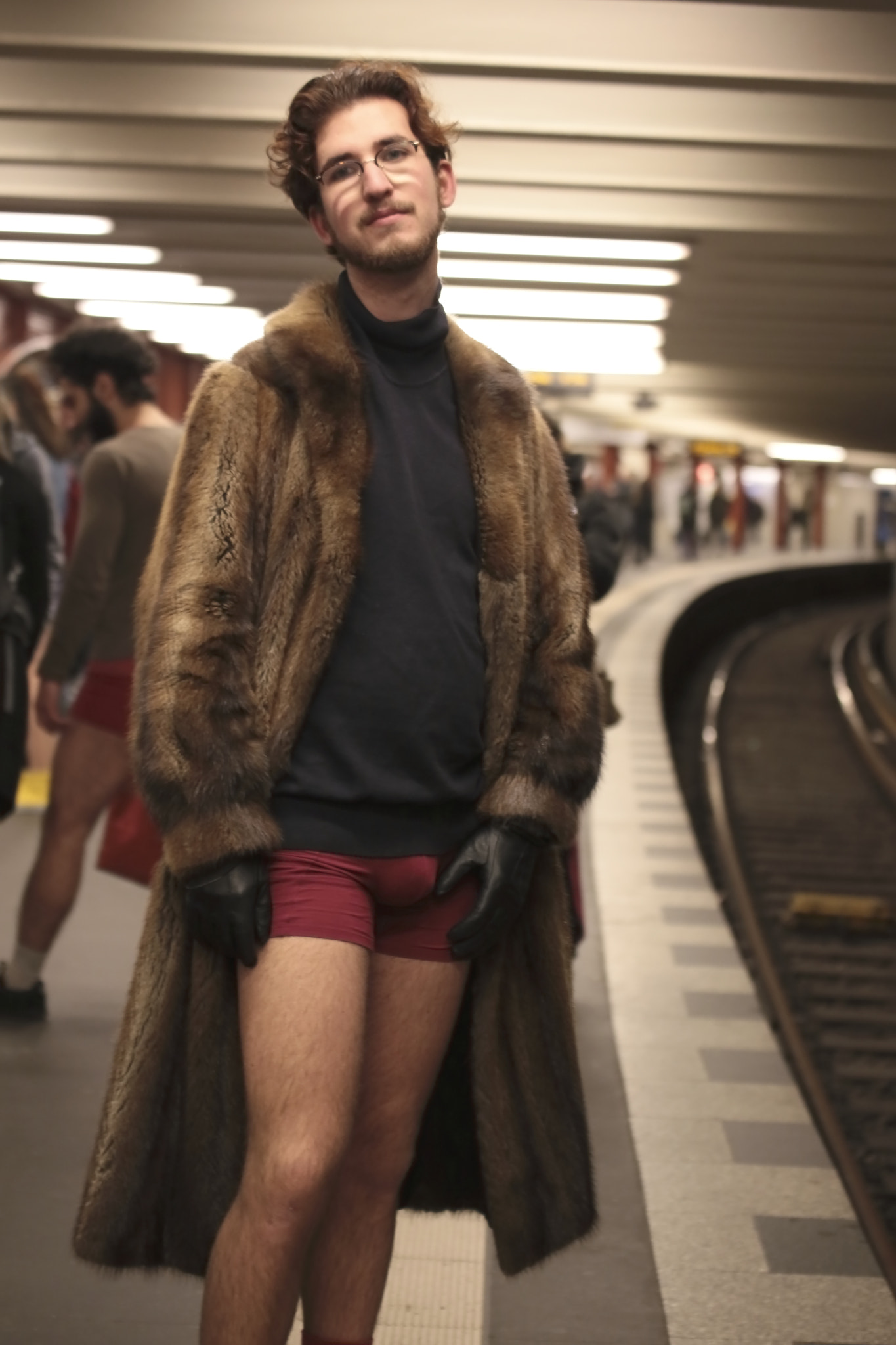 Tamron SP 35mm F1.8 Di VC USD sample photo. No pans subway ride - berlin 2018 photography