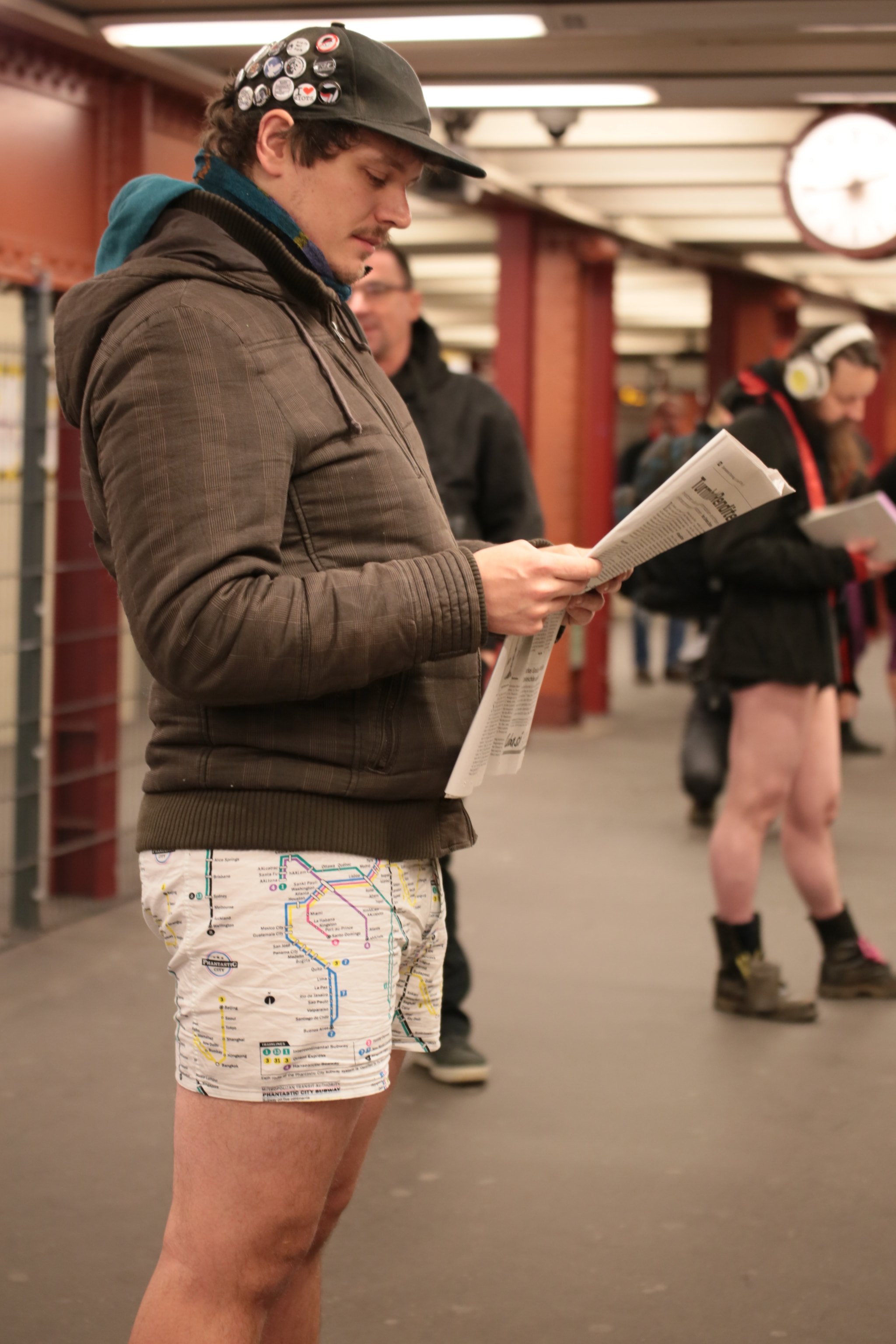 Tamron SP 35mm F1.8 Di VC USD sample photo. No pans subway ride - berlin 2018 photography