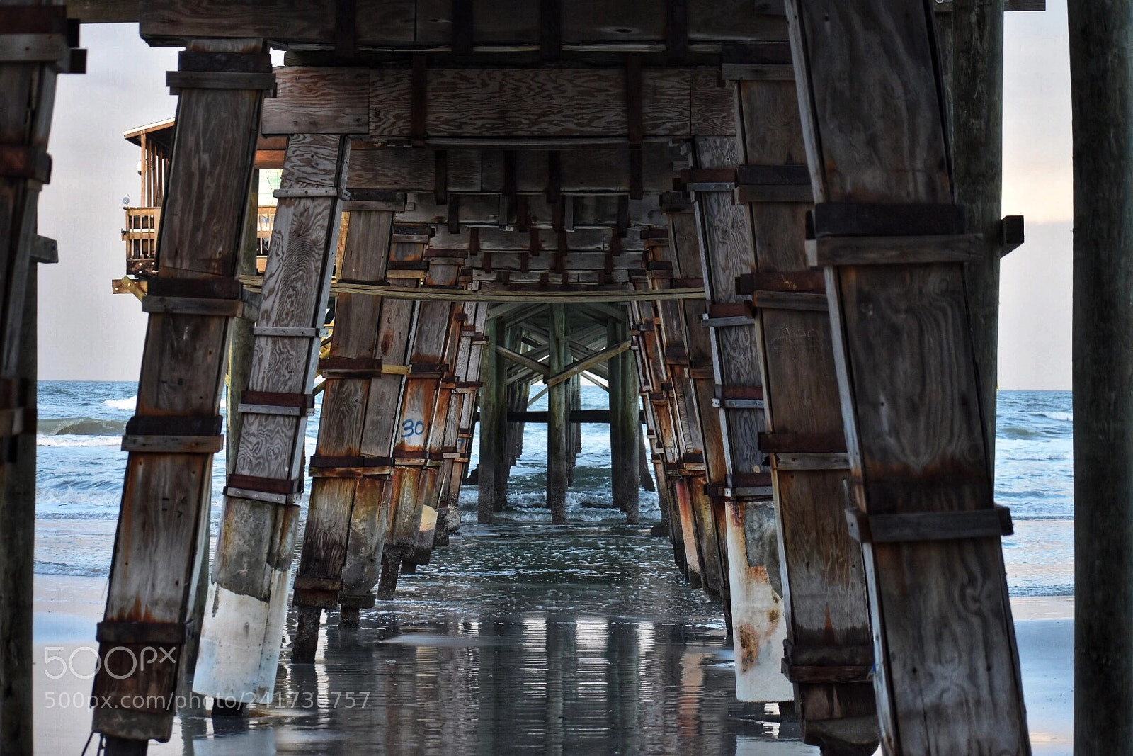 Nikon D7200 sample photo. Salty pier photography