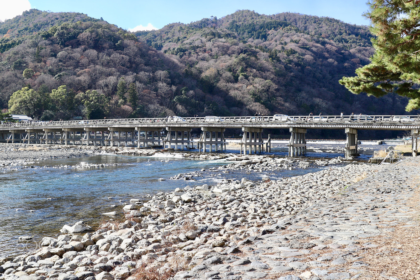 Canon EOS M10 sample photo. Kyoto   togetsu bridge photography