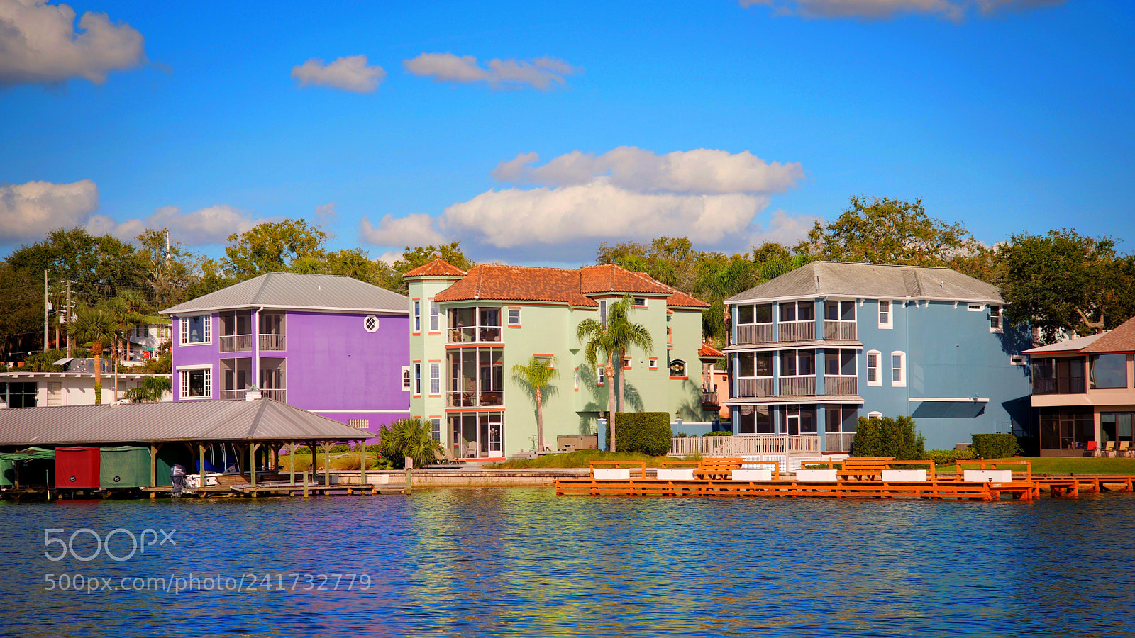 Nikon D3X sample photo. Lake dora row houses photography