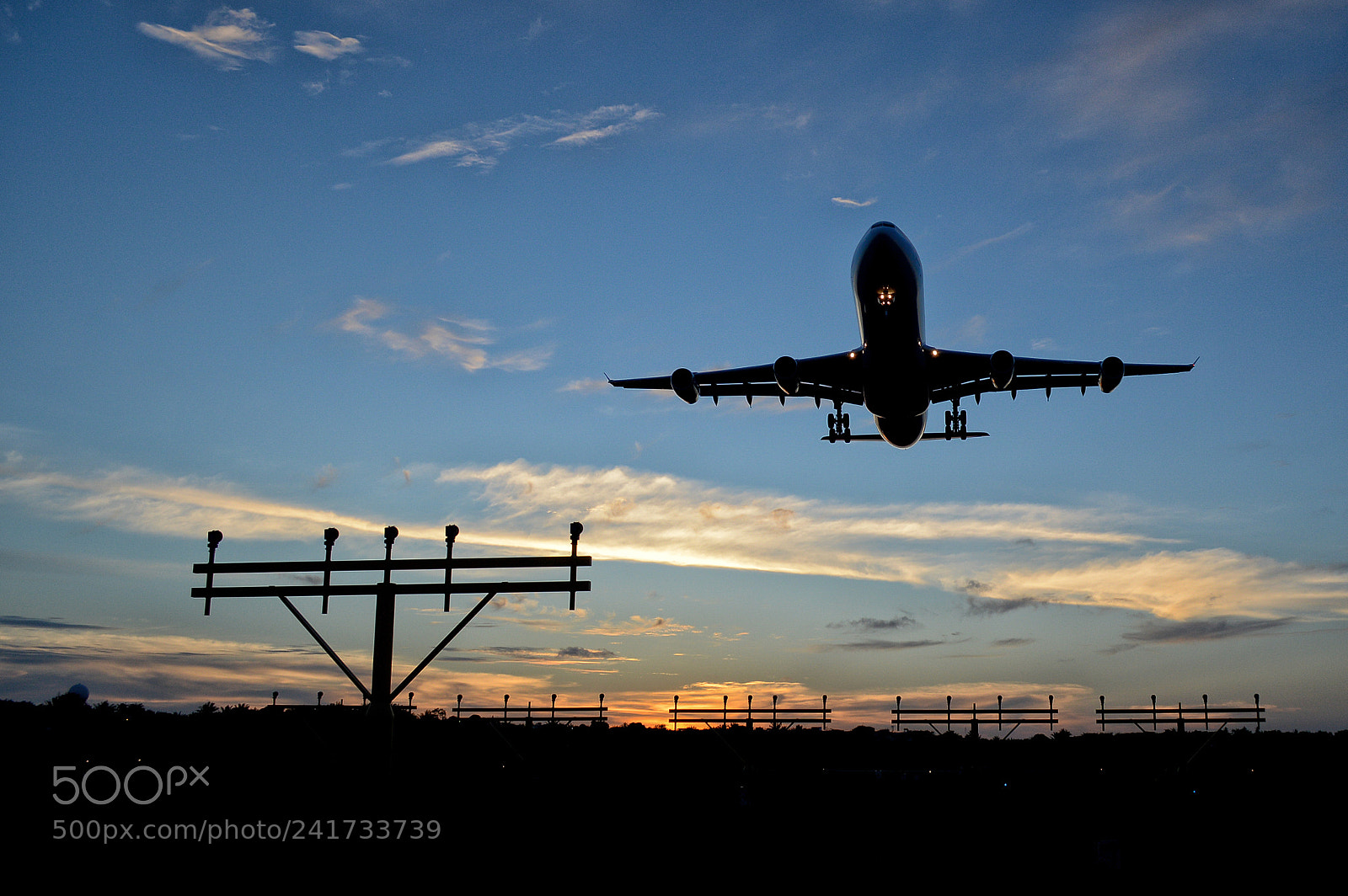 Nikon D3200 sample photo. Sunset landing photography