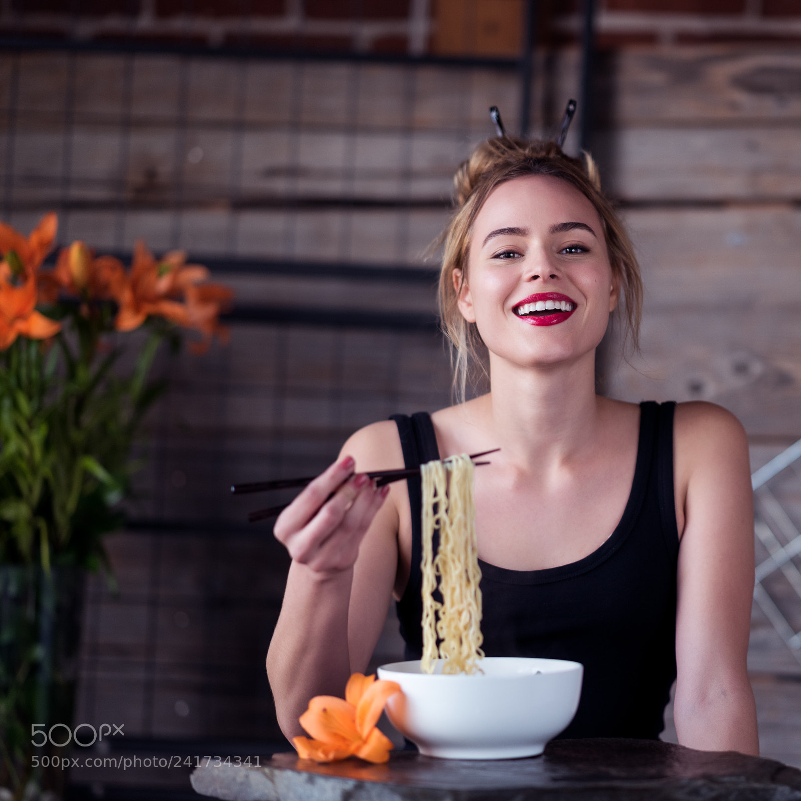 Nikon D810 sample photo. Joy of ramen photography