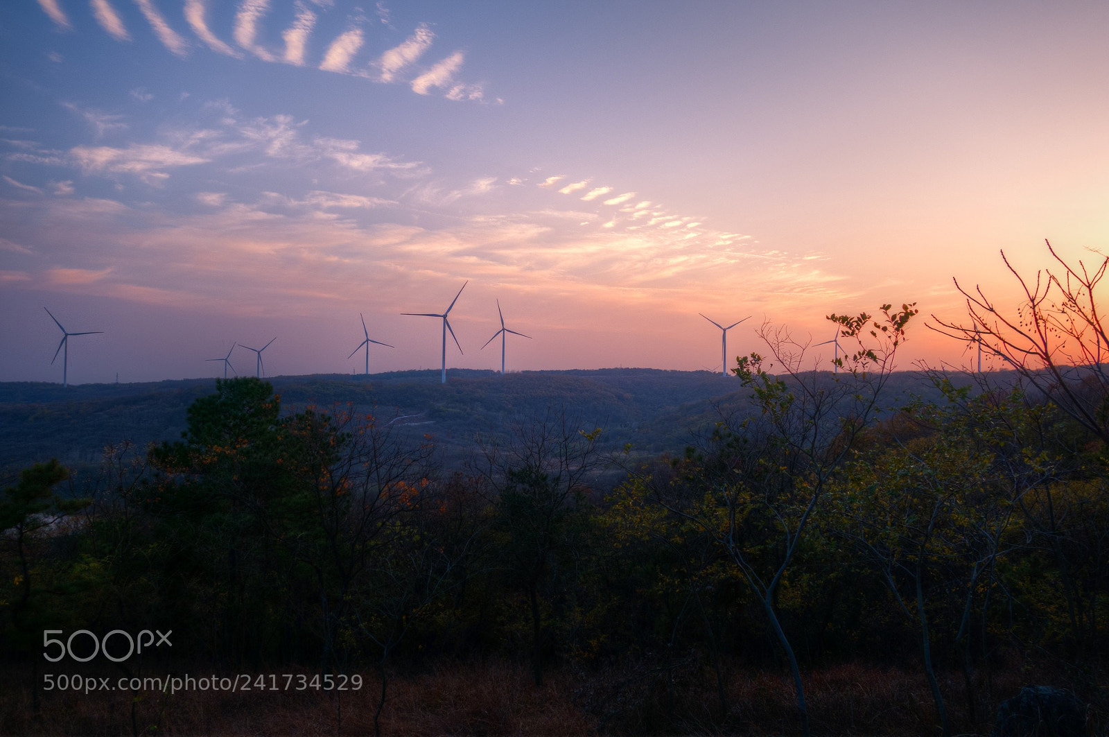 Sony Cyber-shot DSC-RX100 II sample photo. Windmills on the mountains photography