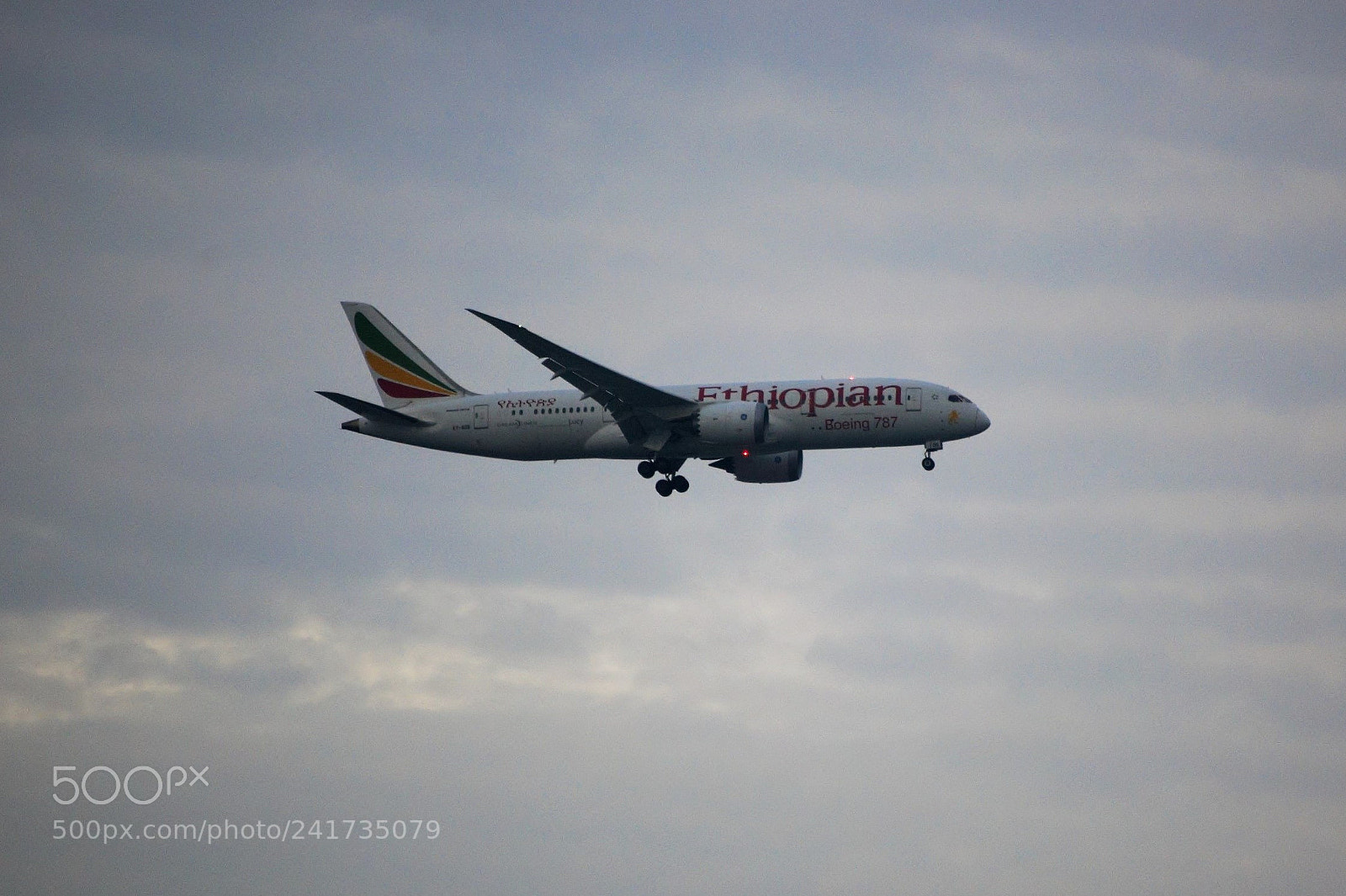 Nikon D40 sample photo. Ethiopian airlines dreamliner 787-8 photography
