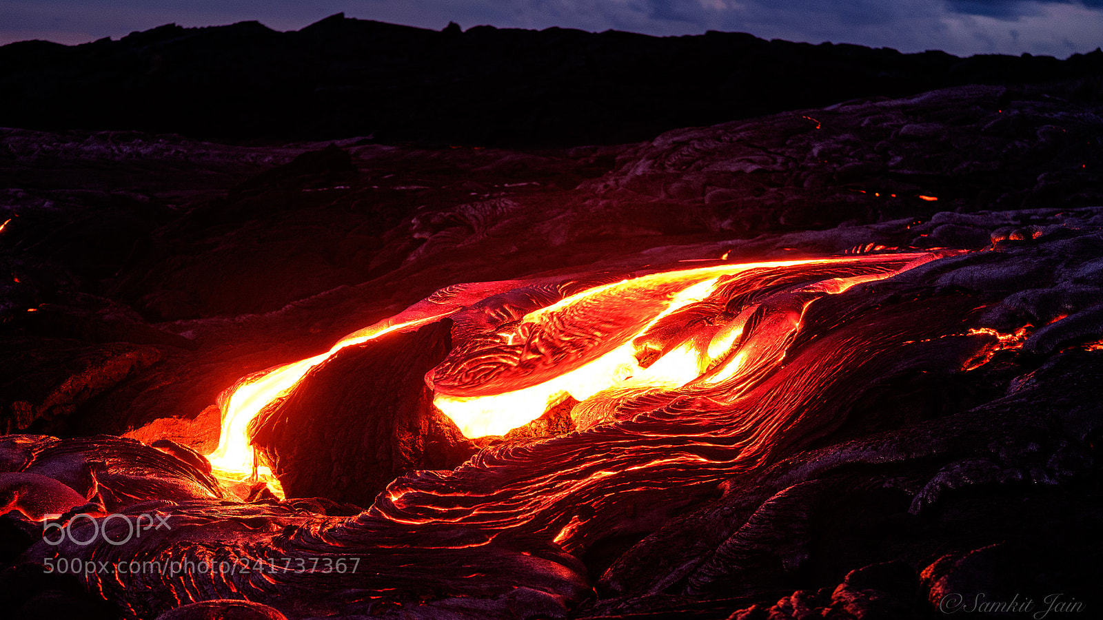 Fujifilm X-T10 sample photo. Kilauea lava flow photography