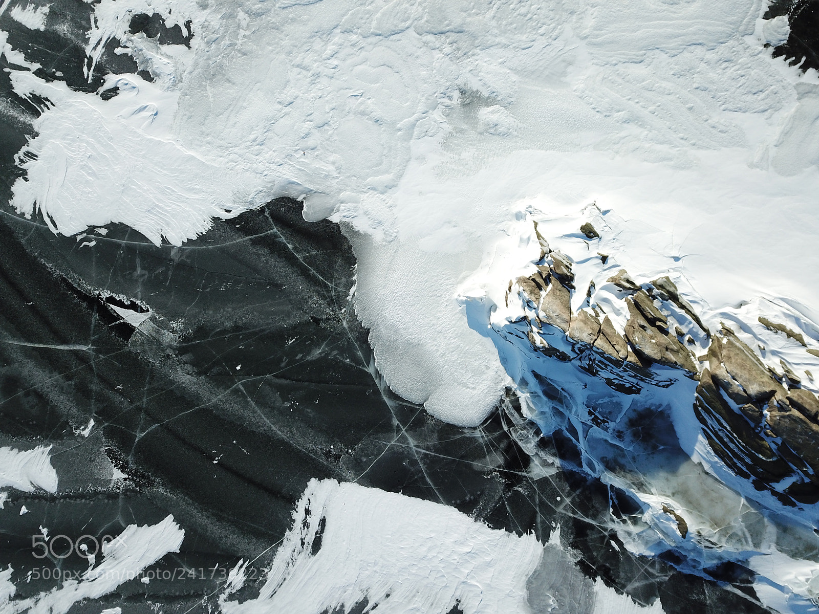 DJI FC220 sample photo. Of ice and snow photography