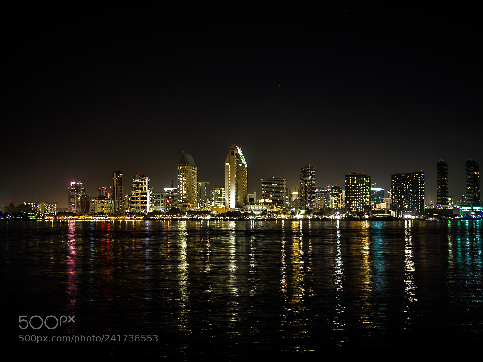 Olympus OM-D E-M10 sample photo. San diego skyline photography