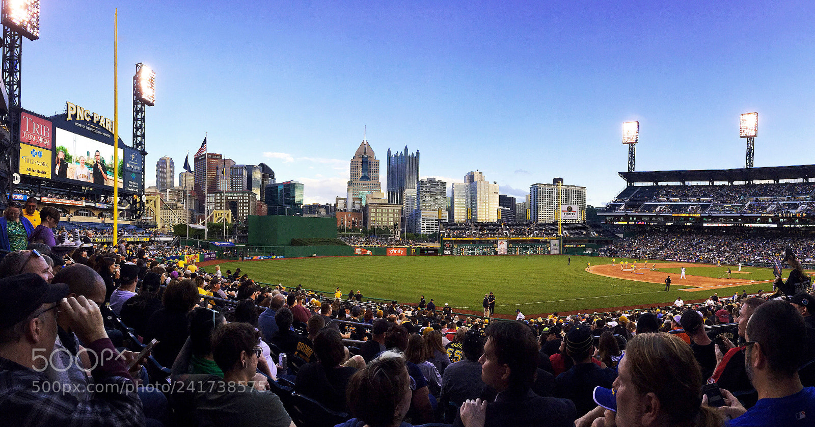 Apple iPhone 6 sample photo. Pnc park photography