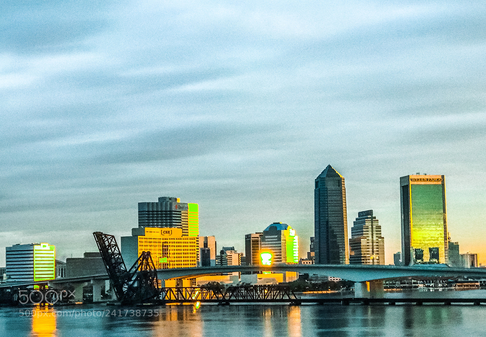 Apple iPhone 7 Plus sample photo. Jacksonville, florida skyline photography
