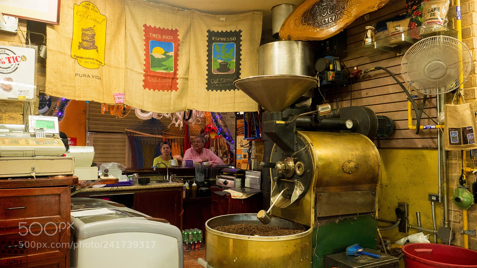 Olympus OM-D E-M5 II sample photo. Coffee roasters photography