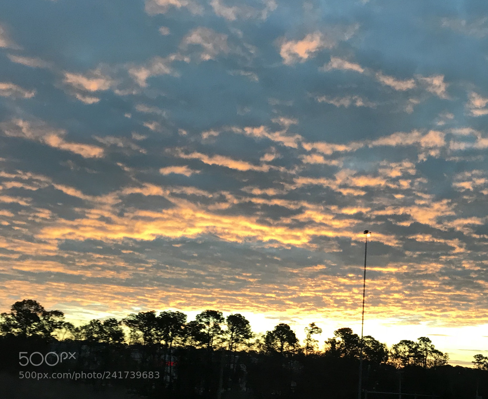 Apple iPhone 7 Plus sample photo. Clouds in florida sunset photography