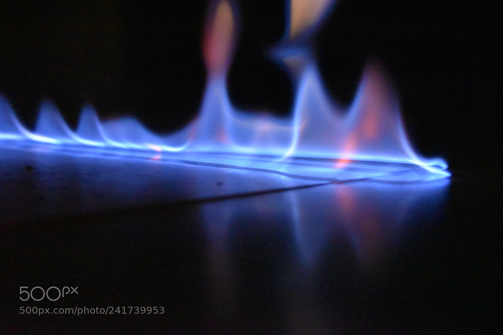 Nikon D5500 sample photo. Blue flame photography