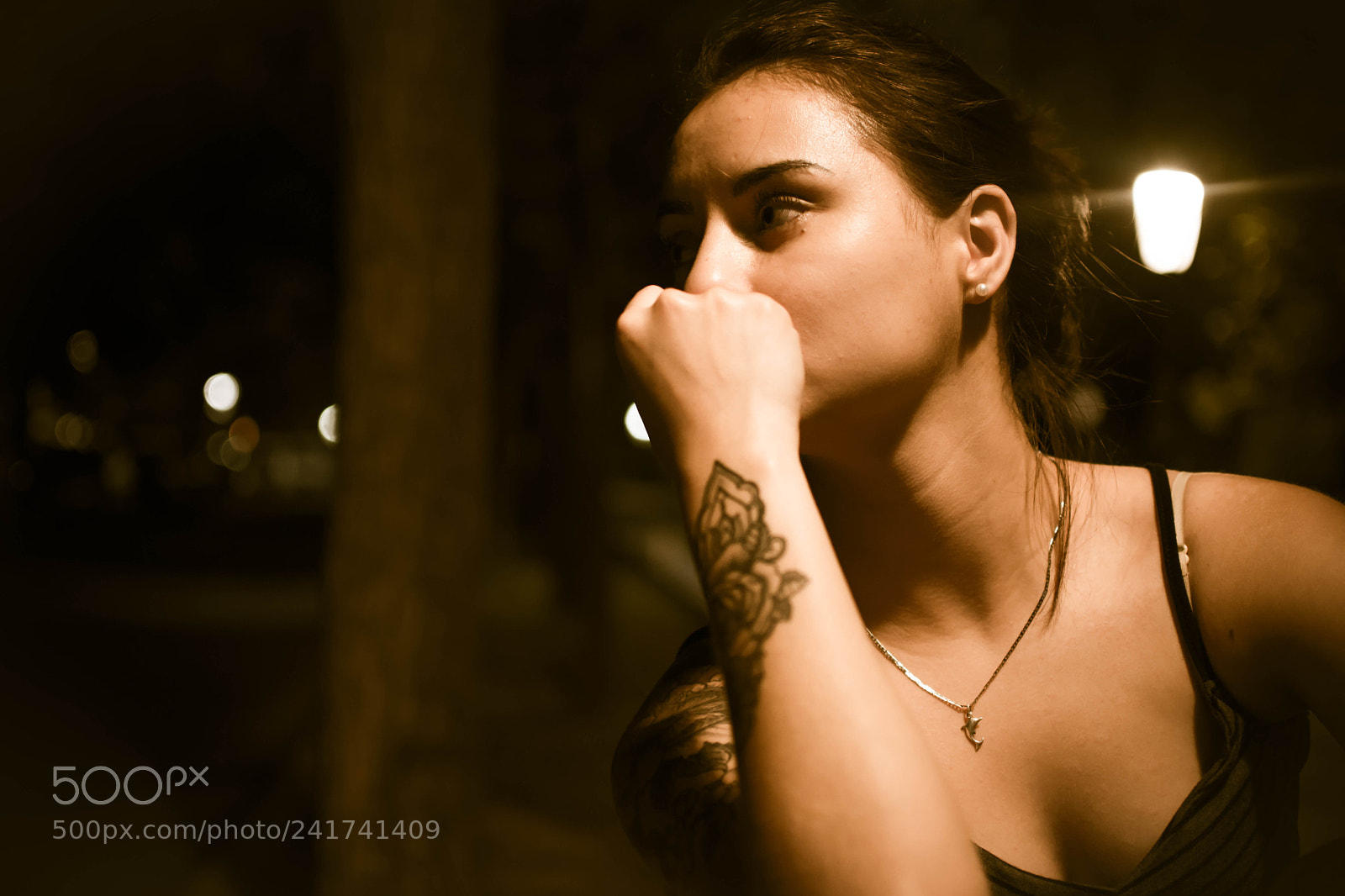 Nikon D7200 sample photo. Night portriat (vintage) photography