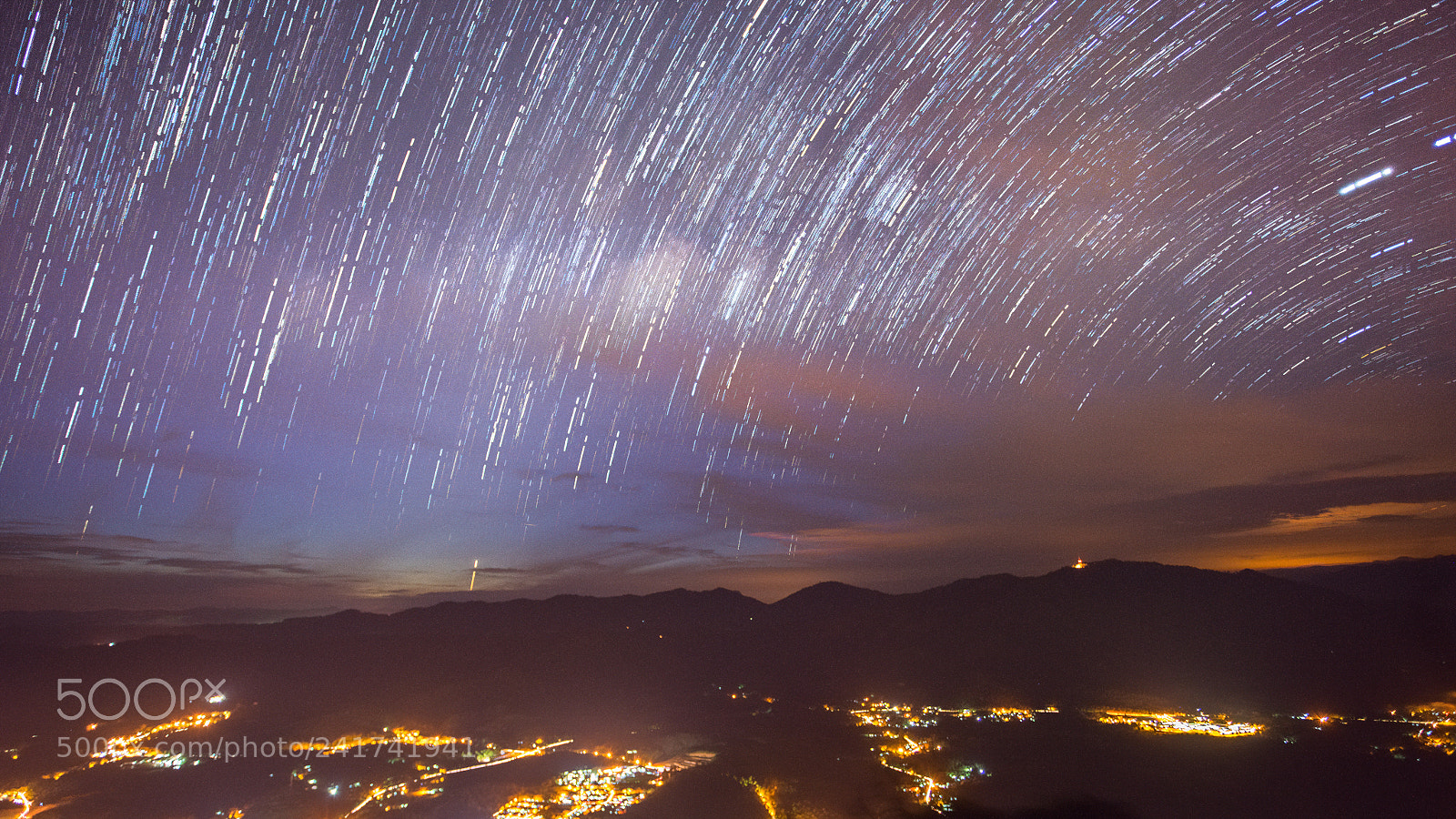 Sony a7R sample photo. Star trail photography