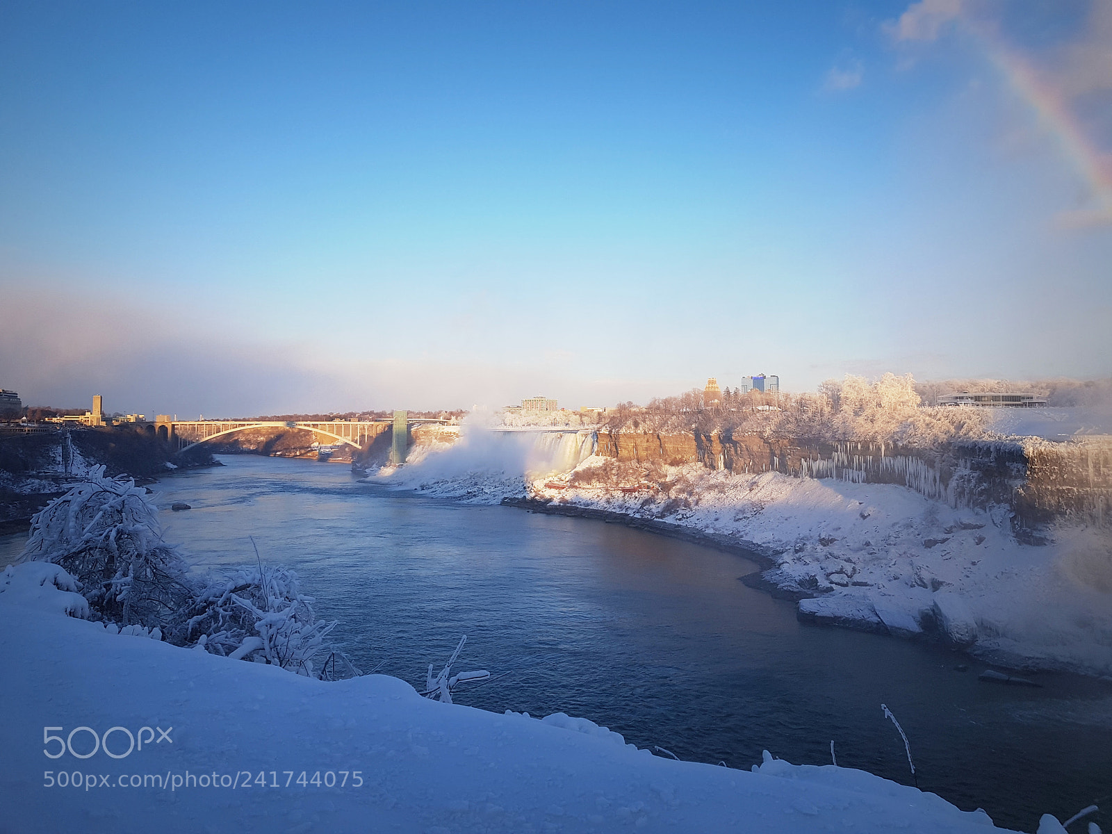 Samsung Galaxy S7 sample photo. Frozen niagara falls 4 photography
