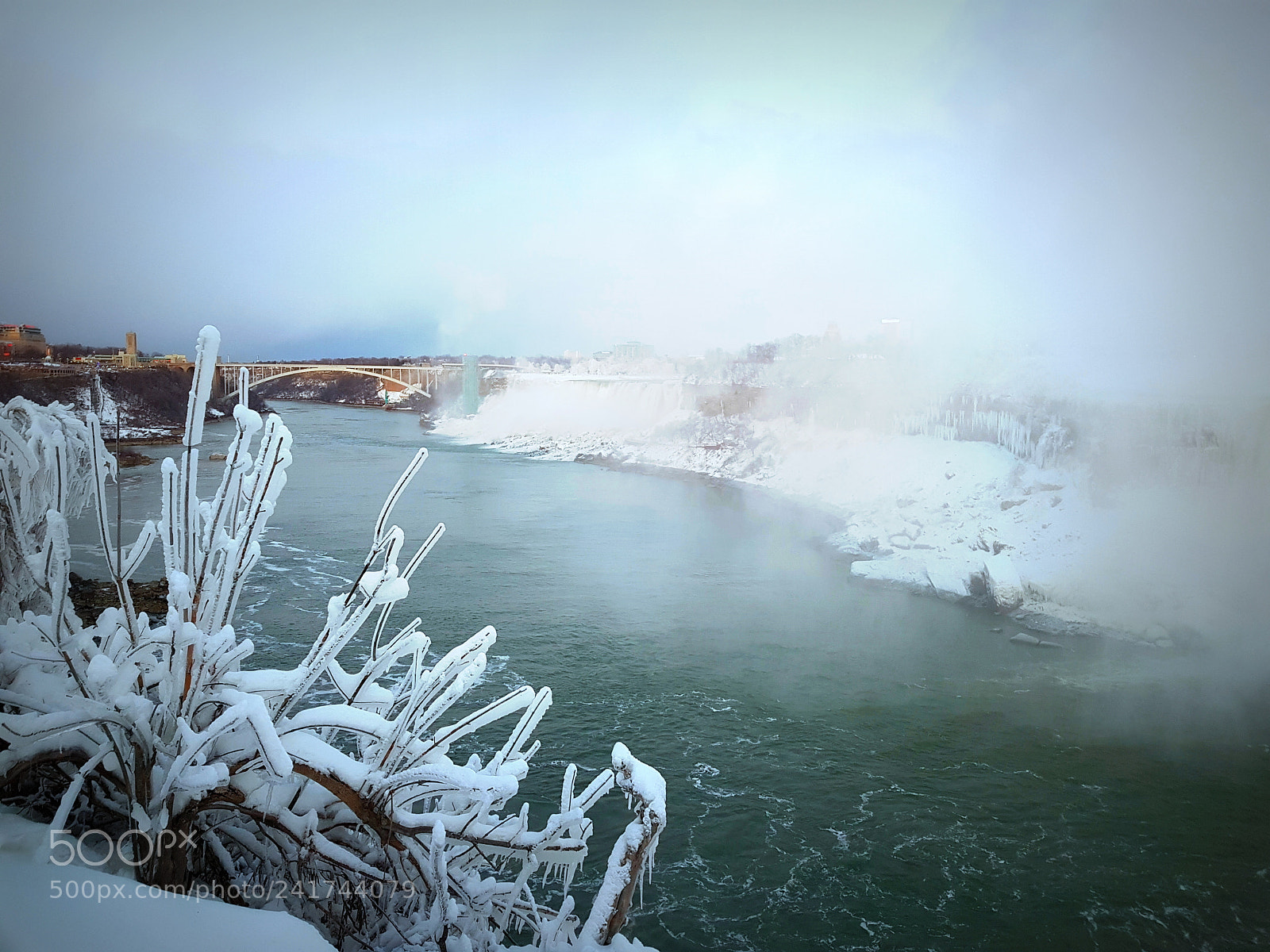 Samsung Galaxy S7 sample photo. Frozen niagara falls 3 photography