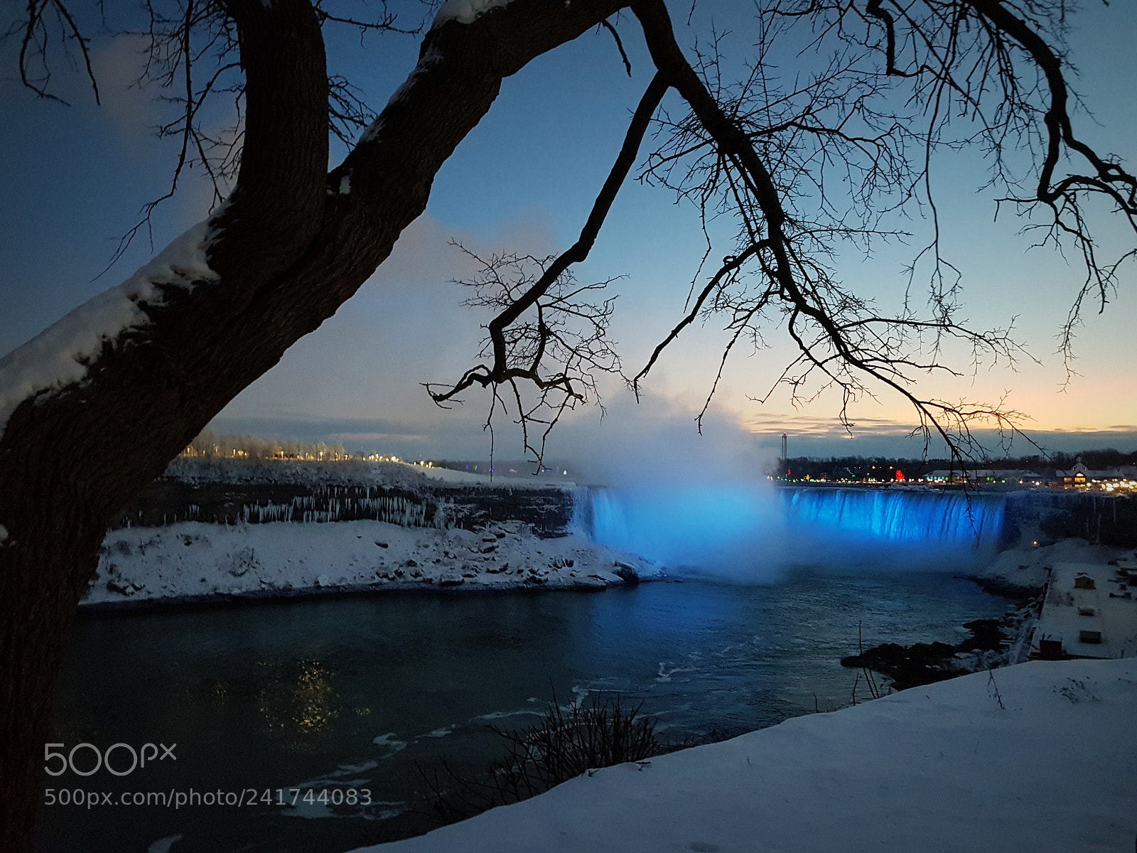 Samsung Galaxy S7 sample photo. Frozen niagara falls 1 photography