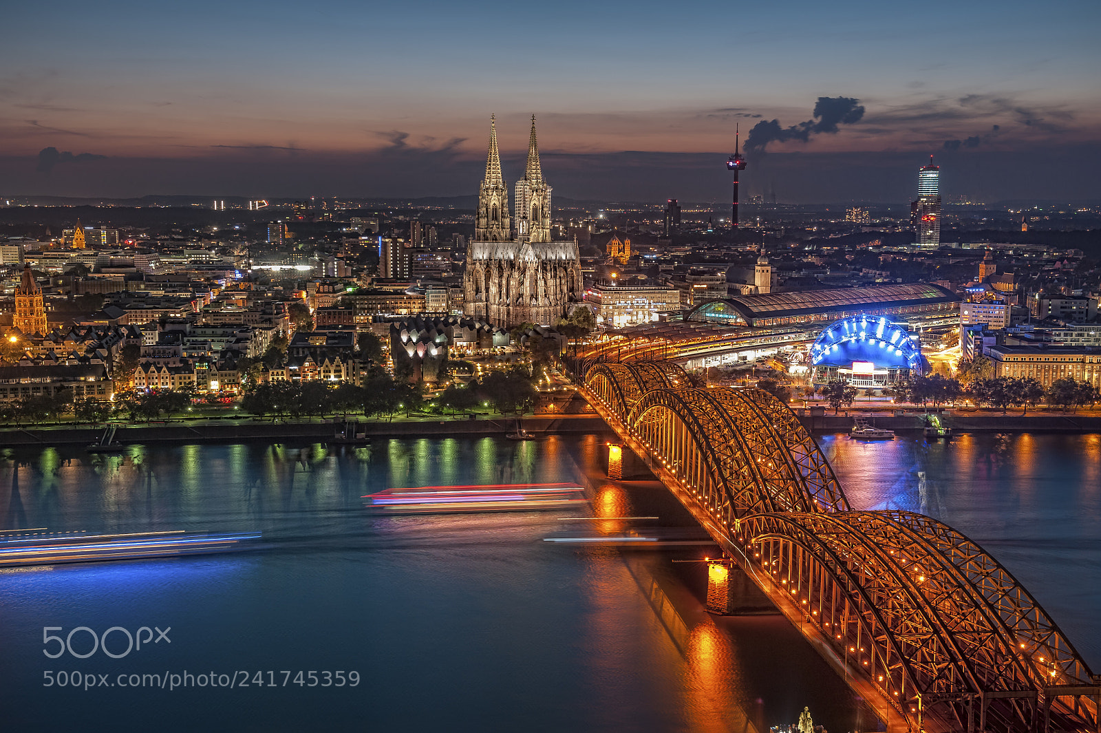 Nikon D700 sample photo. Cologne hohenzollern.jpg photography
