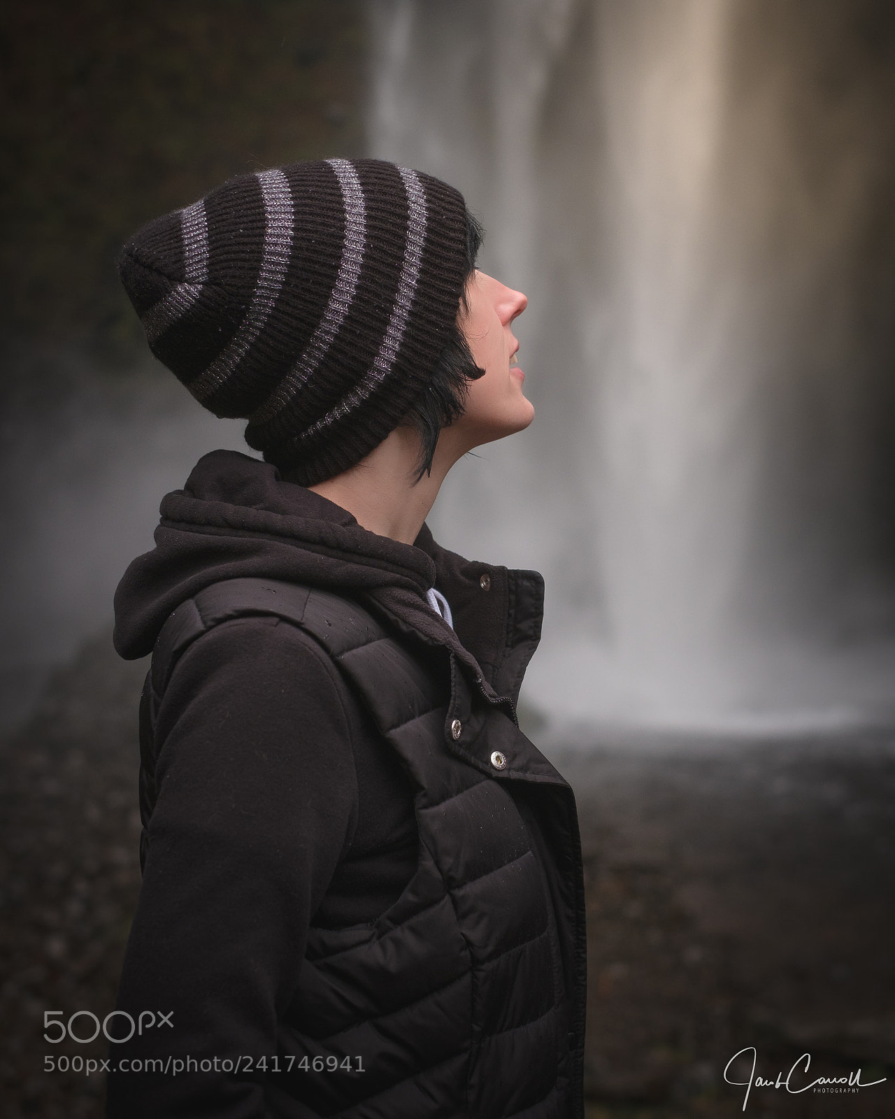 Fujifilm X-E1 sample photo. Latourell falls photography