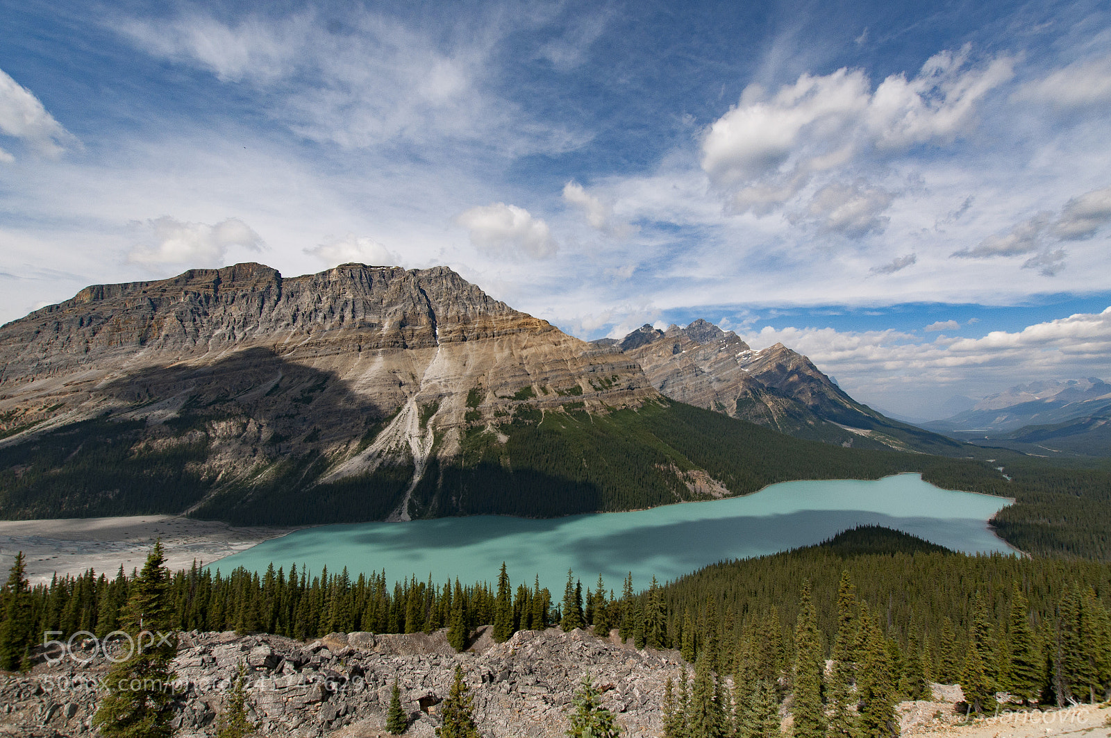 Nikon D5000 sample photo. Peyto lake photography
