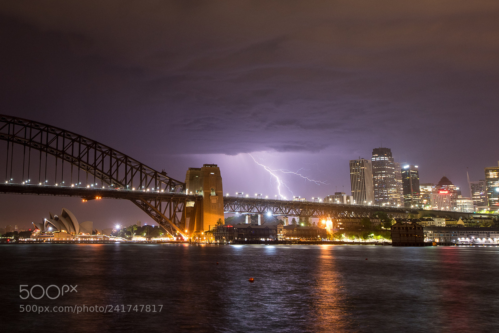 Nikon D810 sample photo. Lightning over sydney photography