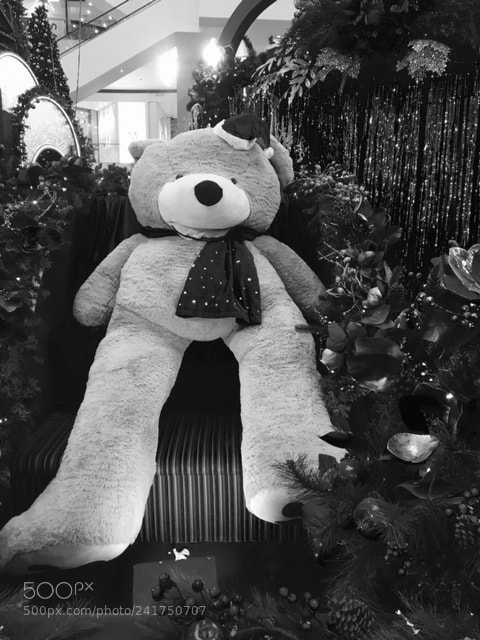 Apple iPhone 6s sample photo. Teddy christmas photography