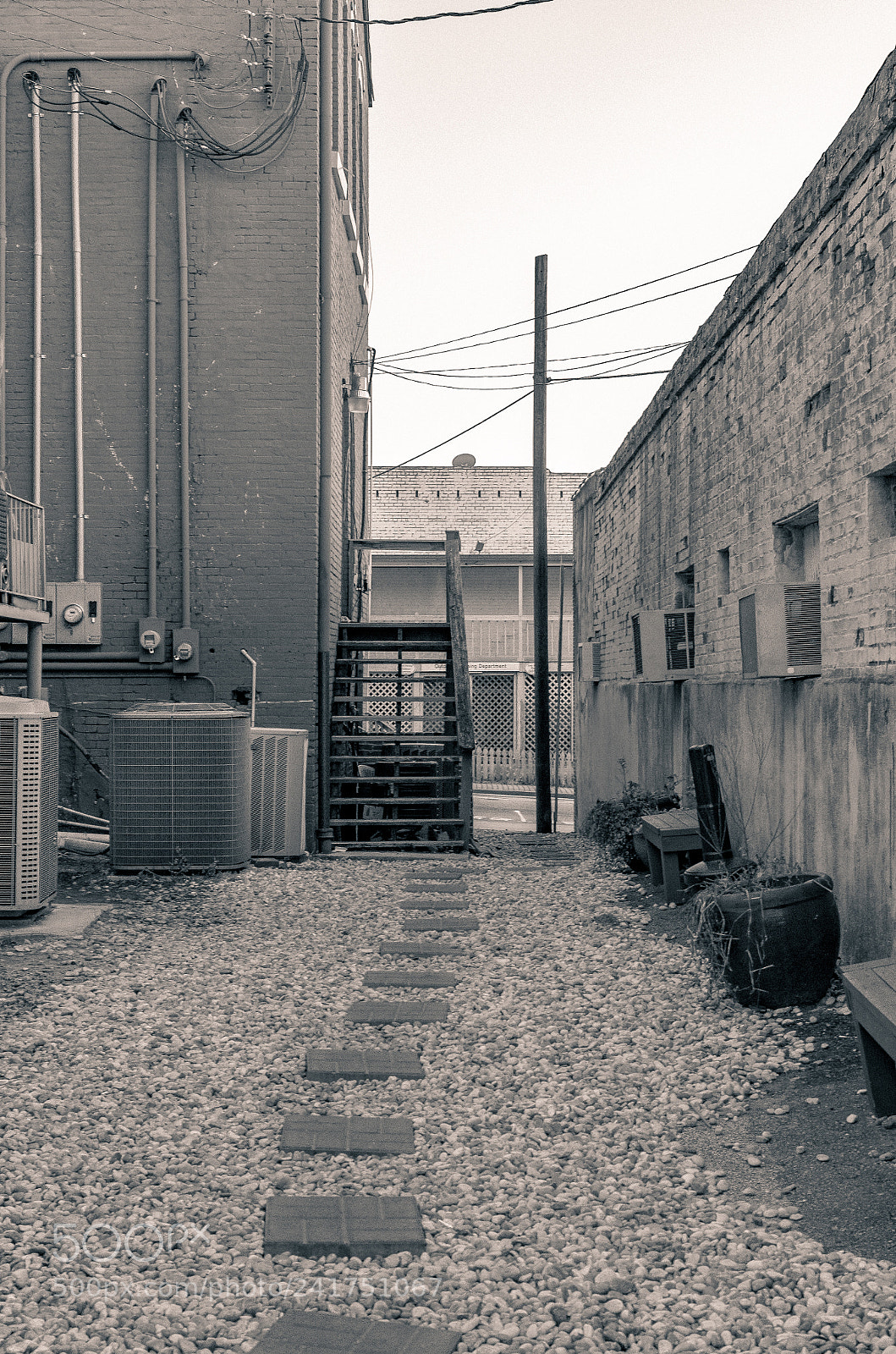 Pentax K-5 sample photo. Small town back alley photography