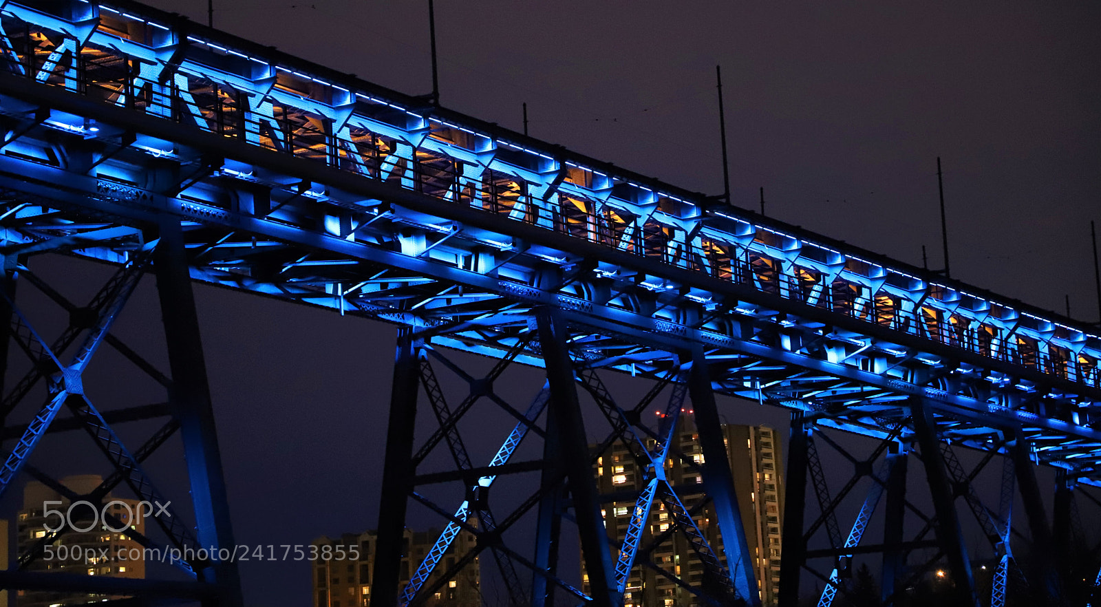 Canon EOS 6D Mark II sample photo. High level bridge lit photography