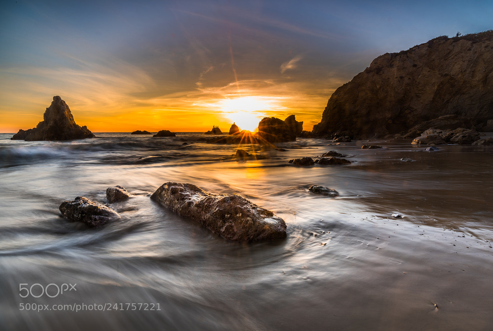 Nikon D810 sample photo. Sunset at beach photography