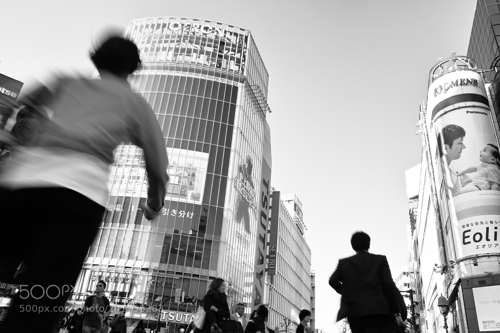 Sigma DP1 Merrill sample photo. Shibuya photography