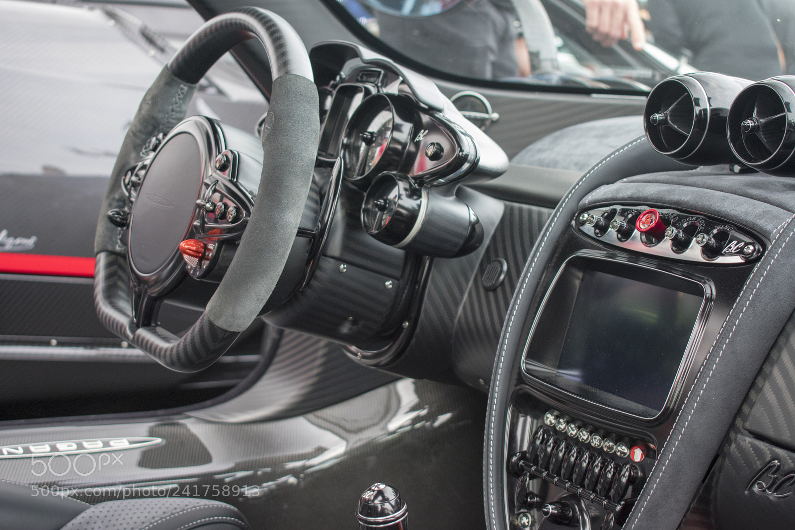 Nikon D3400 sample photo. Pagani huayra interior photography