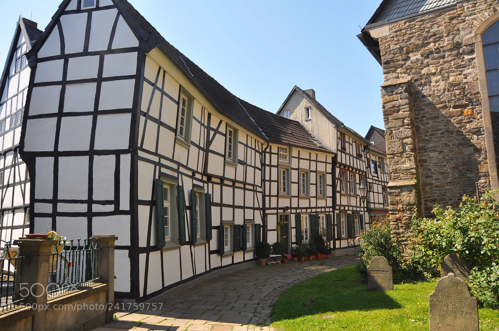 Nikon D90 sample photo. Village of half-timbered houses photography