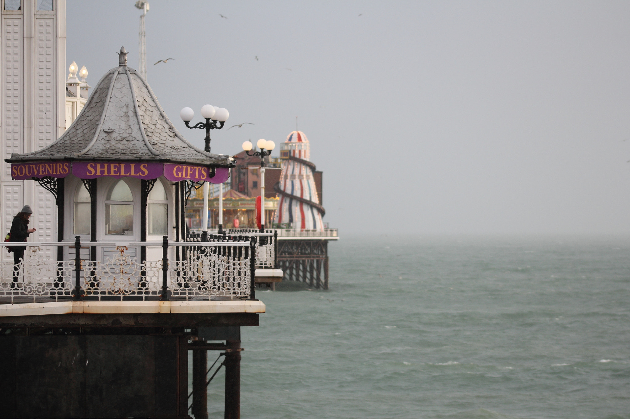 Canon EOS 60D + Sigma 105mm F2.8 EX DG OS HSM sample photo. Brighton pier photography