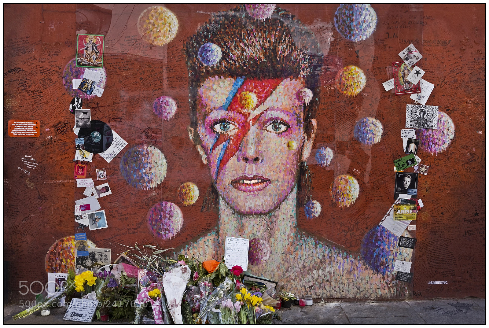 Canon EOS M sample photo. In memery of bowie photography