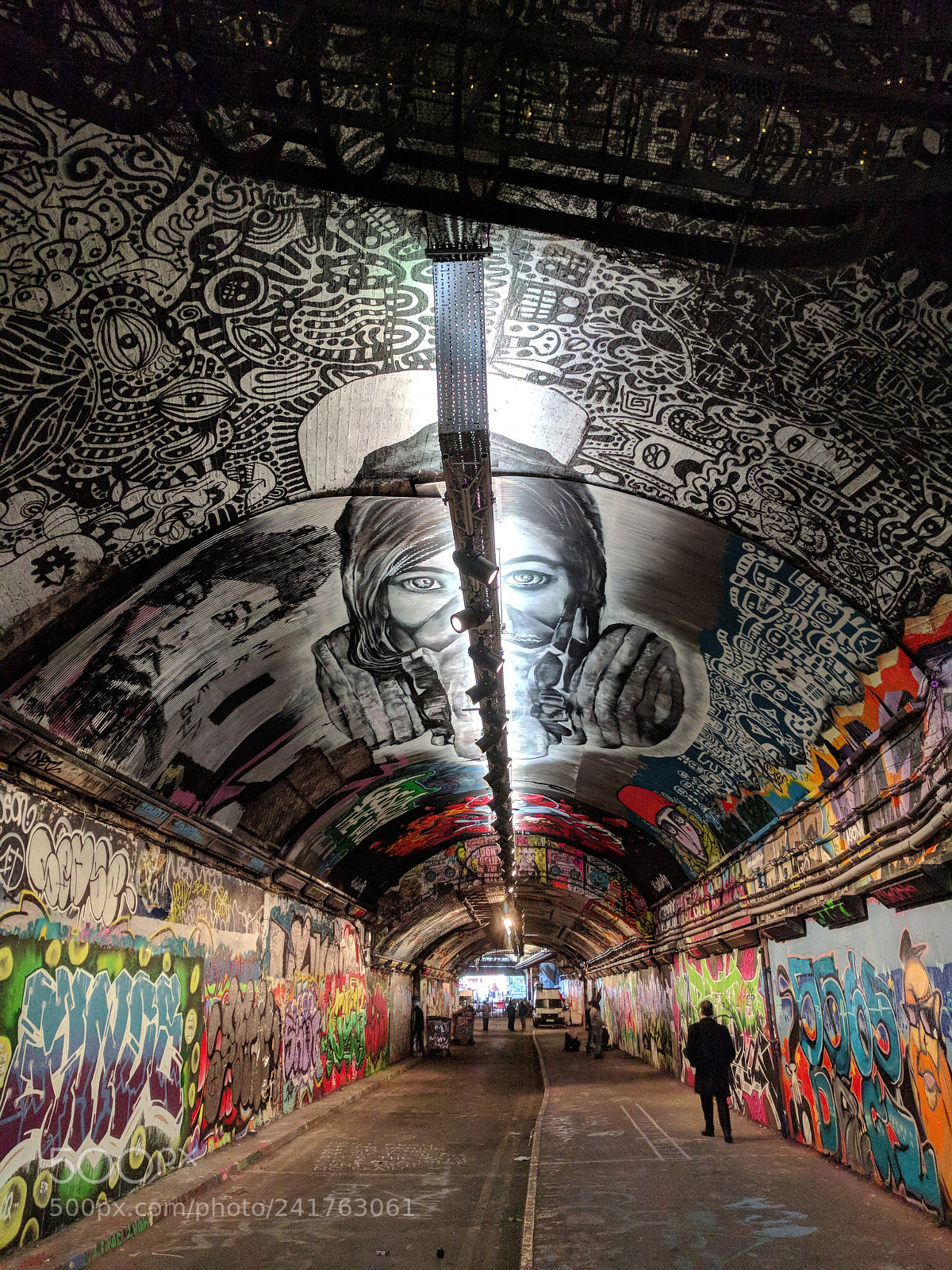 Google Nexus 6P sample photo. Art tunnel photography