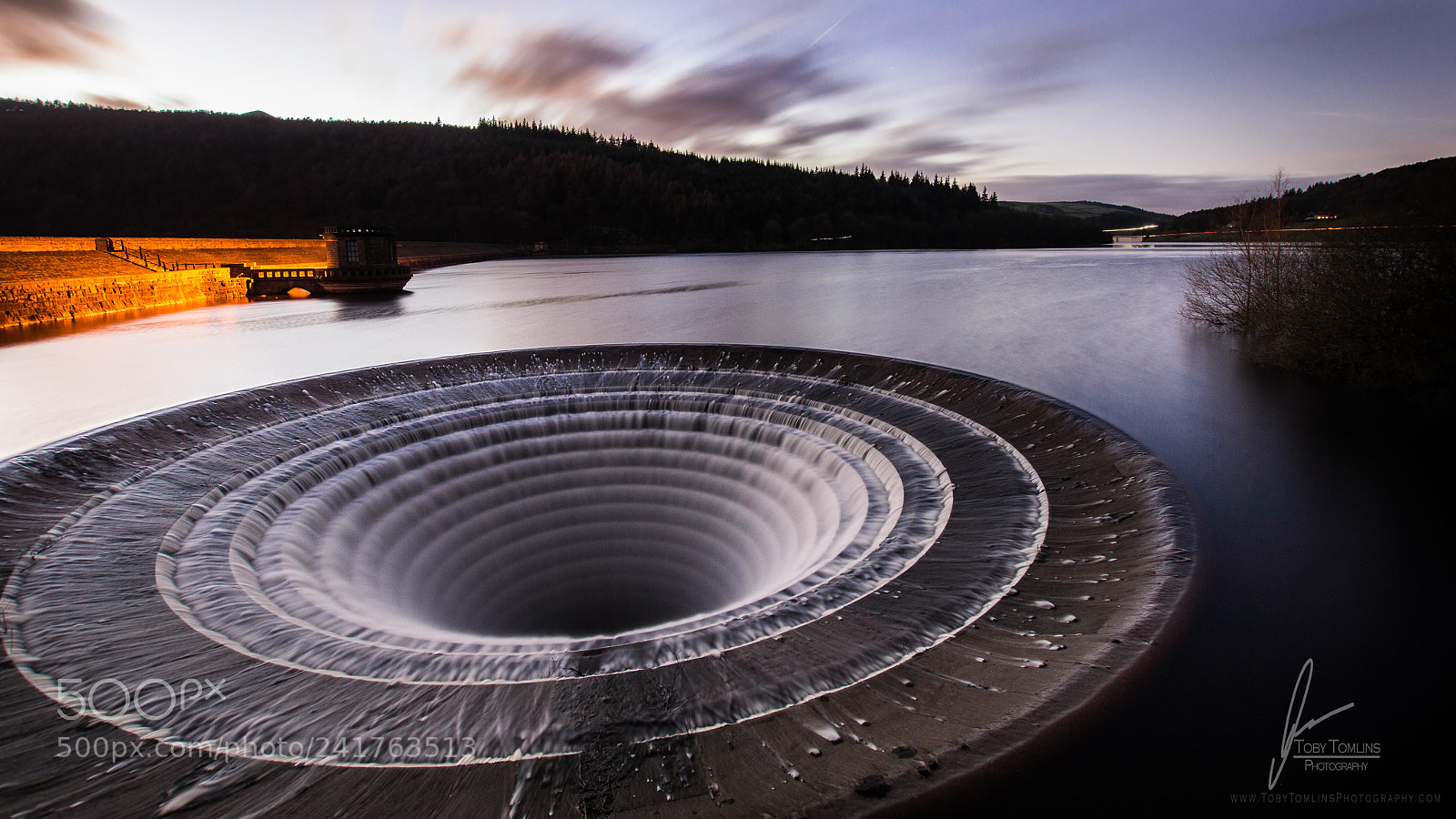 Nikon D3200 sample photo. Ladybower reservoir plughole at photography